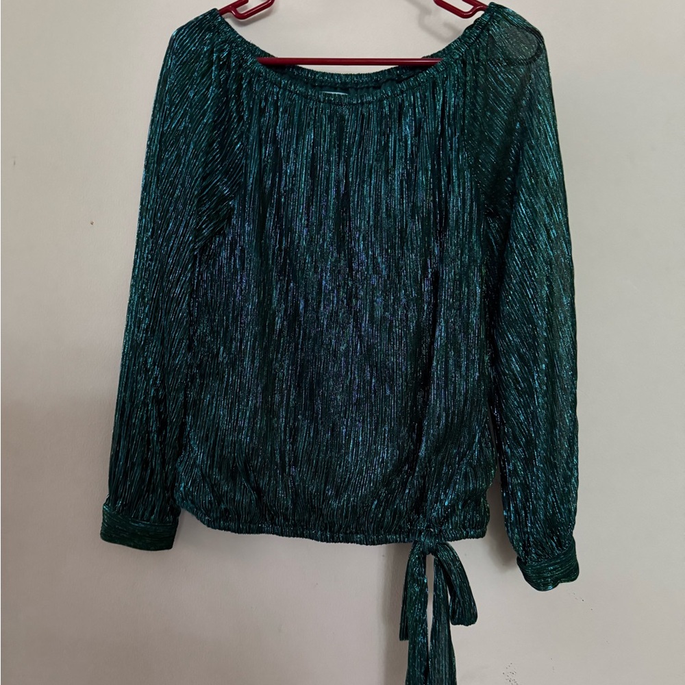 Ce Ce Elegant Green Women's Top